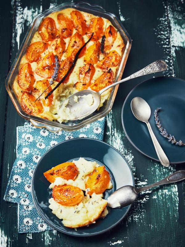 Flan aux abricots